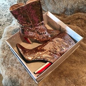 Rose Gold Fashion Boots